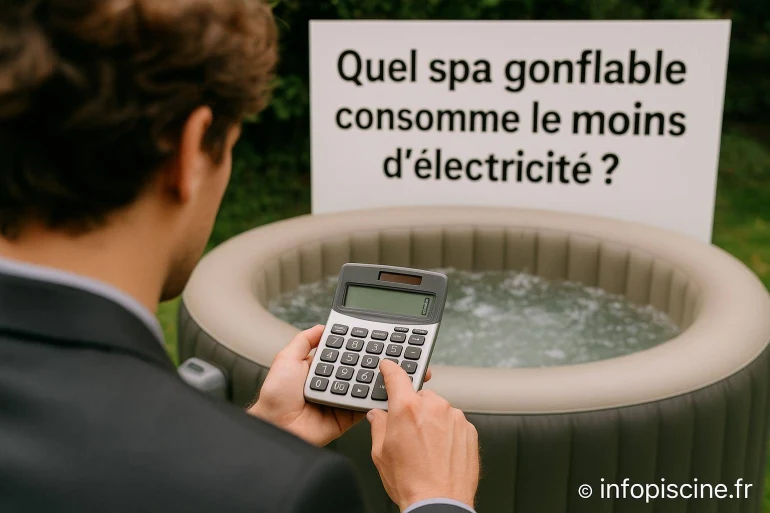 Quel spa gonflable consomme le moins d'électricité ?