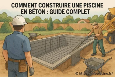 Comment construire une piscine en béton : guide complet étape par étape
