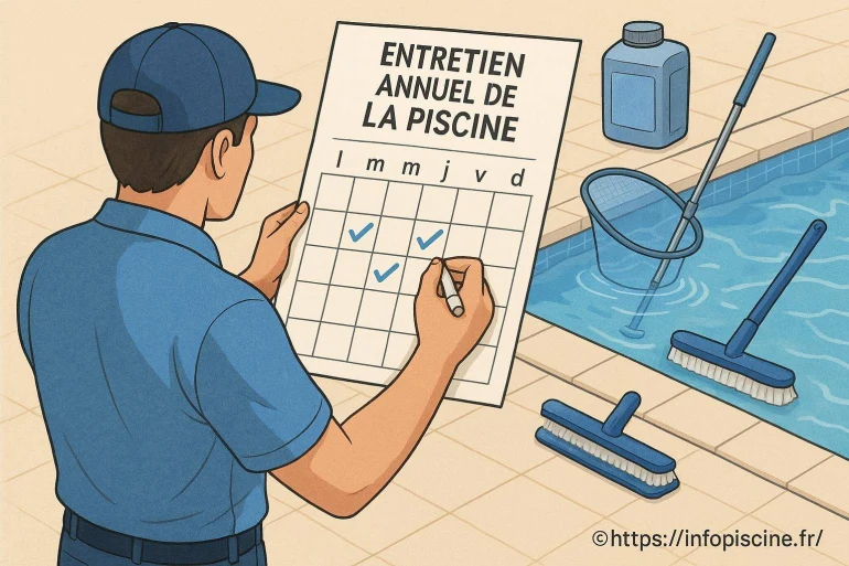 Entretien annuel de la piscine : quel calendrier et quelles bonnes pratiques suivre ?