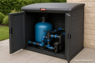 Local technique piscine Keter 2000L : quelles sont ses caractéristiques principales ?