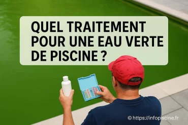 Quel traitement appliquer pour une eau verte de piscine ?