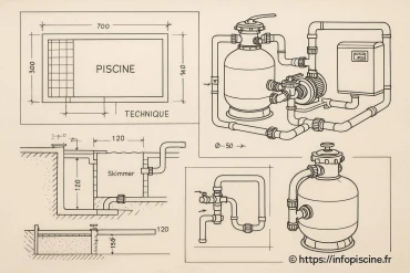 Plans et schémas de local technique piscine : comment bien les concevoir ?
