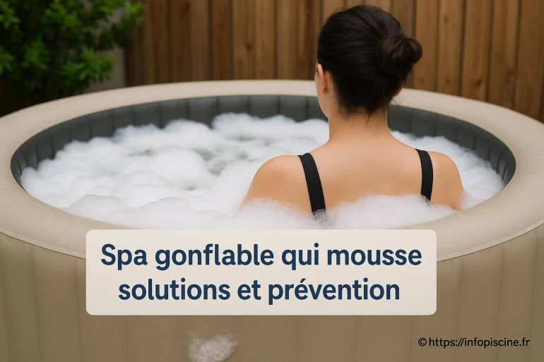 Spa gonflable qui mousse : quelles solutions et comment prévenir ce problème ?