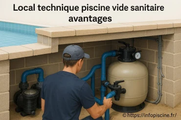 Local technique piscine vide sanitaire : quels sont les avantages ?