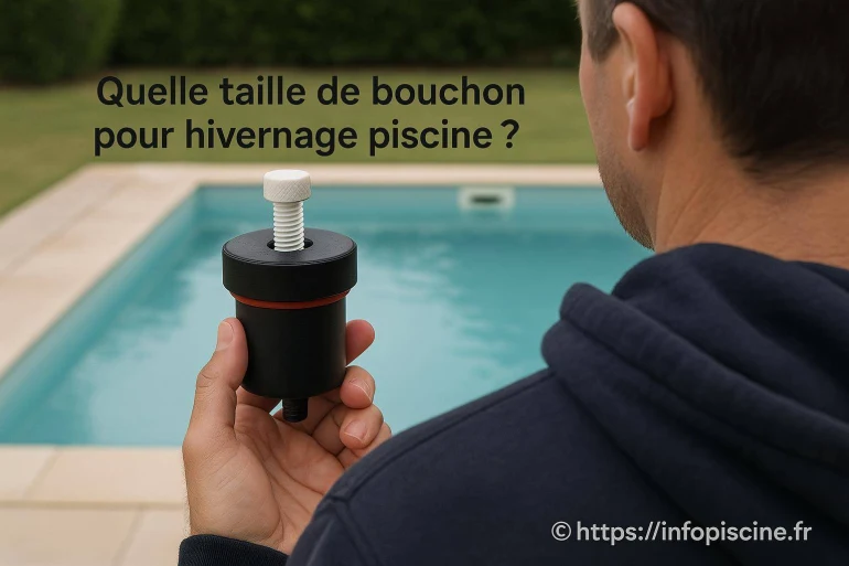 Quelle taille de bouchon choisir pour l’hivernage de votre piscine ?