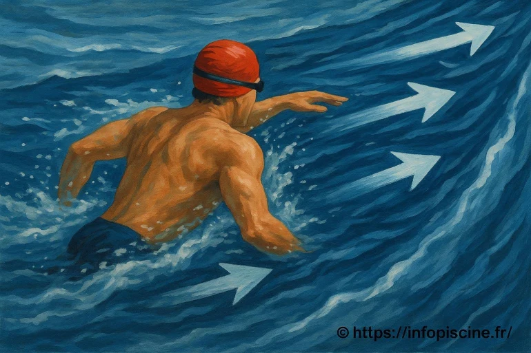 Que signifie nager à contre-courant en piscine ?