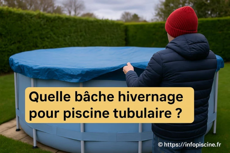 Quelle bâche hivernage choisir pour une piscine tubulaire ?