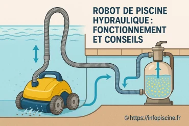 Robot de piscine hydraulique : comment fonctionne-t-il et quels conseils suivre