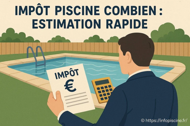 Impôt piscine combien : comment estimer rapidement le coût fiscal ?