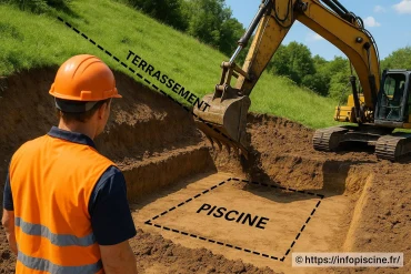Technique de terrassement sur terrain en pente pour piscine : comment réussir votre projet ?