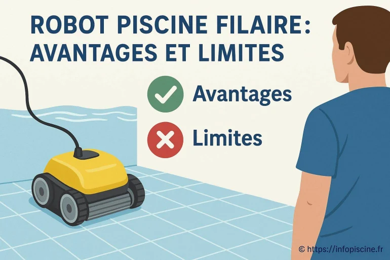 Robot piscine filaire : quels sont ses avantages et ses limites ?