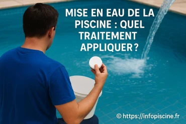 Mise en eau de la piscine : quel traitement appliquer pour une eau claire ?