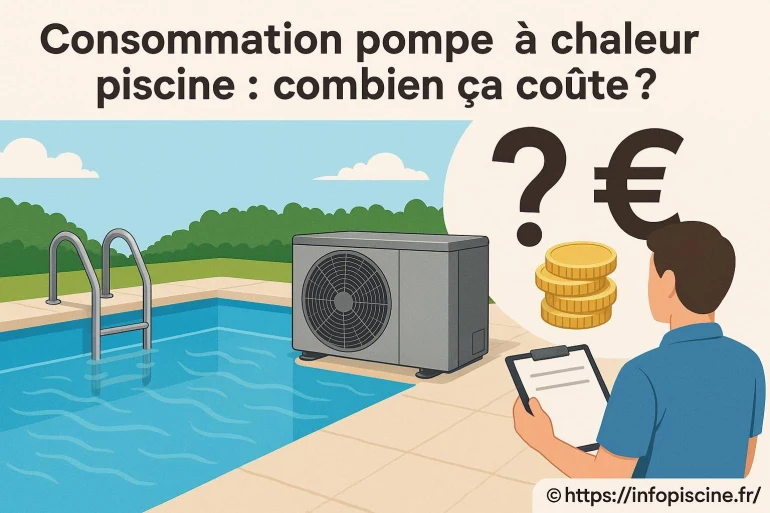 Consommation pompe à chaleur piscine : combien ça coûte réellement ?