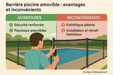 Barrière piscine amovible : quels sont ses avantages et inconvénients ?