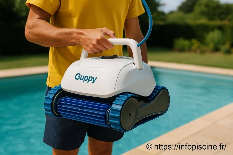 Robot piscine Guppy avis : que vaut vraiment ce nettoyeur automatique ?