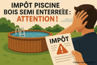 Impôt sur une piscine bois semi enterrée : ce qu’il faut savoir
