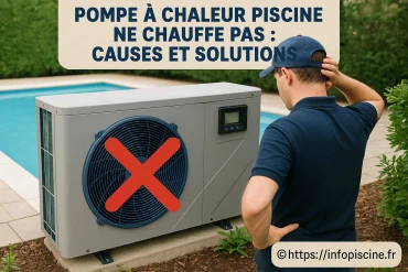 Pompe à chaleur piscine ne chauffe pas : quelles causes et solutions ?