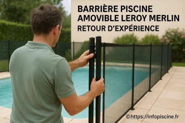 Barrière piscine amovible Leroy Merlin : notre retour d'expérience complet