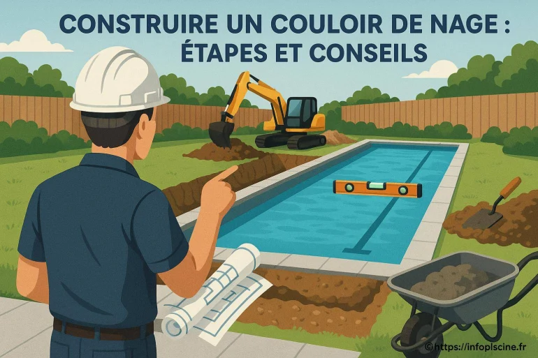Construire un couloir de nage : guide complet étape par étape