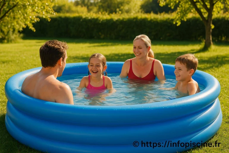 Piscine familiale pas chère pour profiter de la fin de l'été