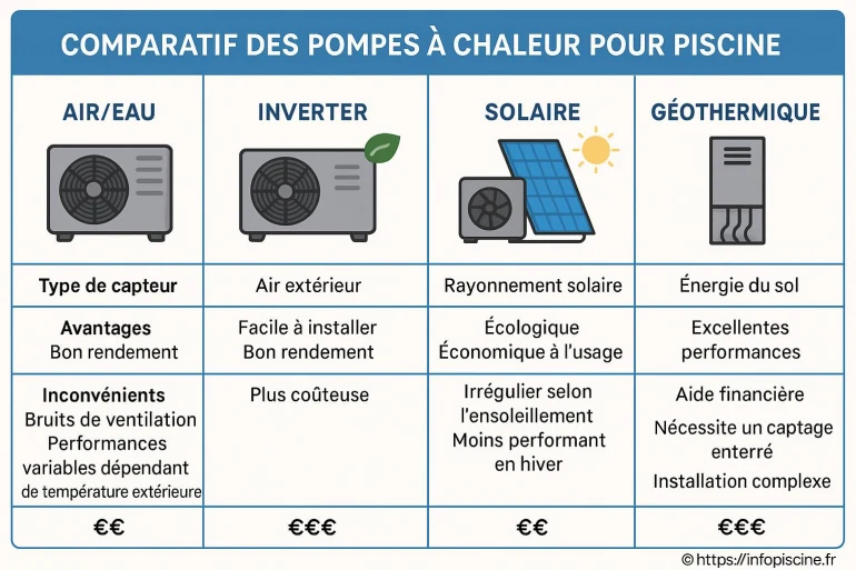 Comparatif des pompes à chaleur pour piscine : comment choisir la meilleure option ?