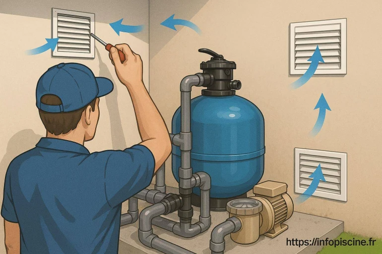 Comment ventiler un local technique piscine efficacement ?