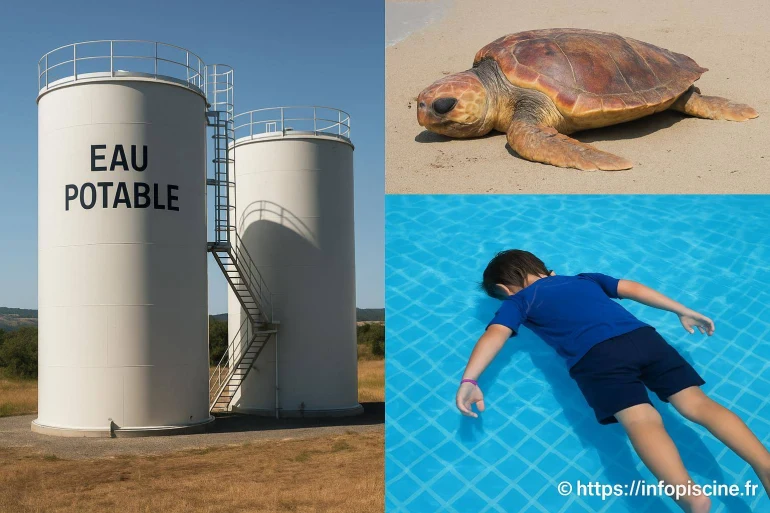 Des citernes d'eau potable en aveyron, une tortue caouanne échouée, un enfant noyé dans une piscine : l'essentiel de l'actu régionale 2025