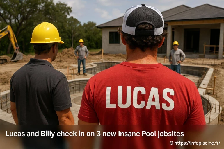 Lucas lagoons : visite de 3 nouveaux chantiers de piscines exceptionnelles