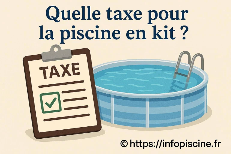 Taxe foncière sur une piscine en kit : que dit la loi en 2025