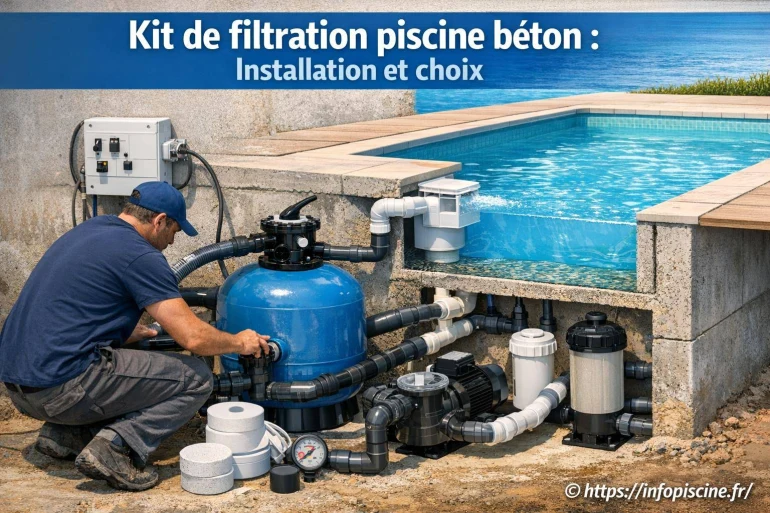 Kit de filtration piscine béton : comment bien choisir et installer votre équipement