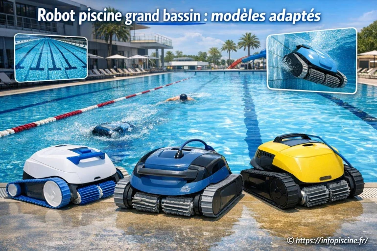 Robot piscine grand bassin : quels modèles choisir pour une grande piscine ?