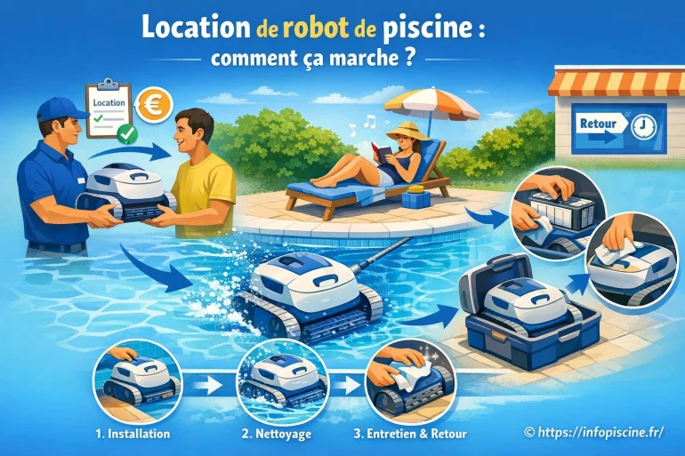 Location de robot de piscine : comment ça marche ?