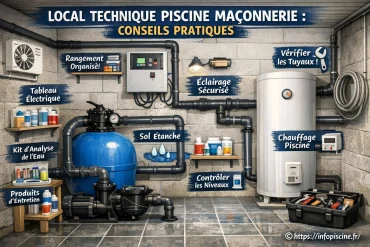 Local technique piscine maçonnerie : conseils pratiques pour réussir votre installation