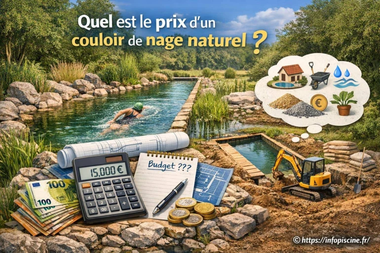 Quel est le prix d’un couloir de nage naturel ?