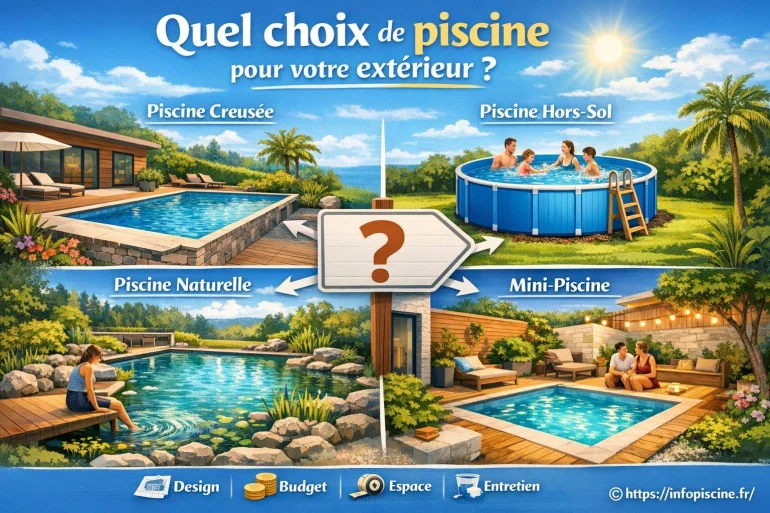 Quel choix de piscine pour votre extérieur ?