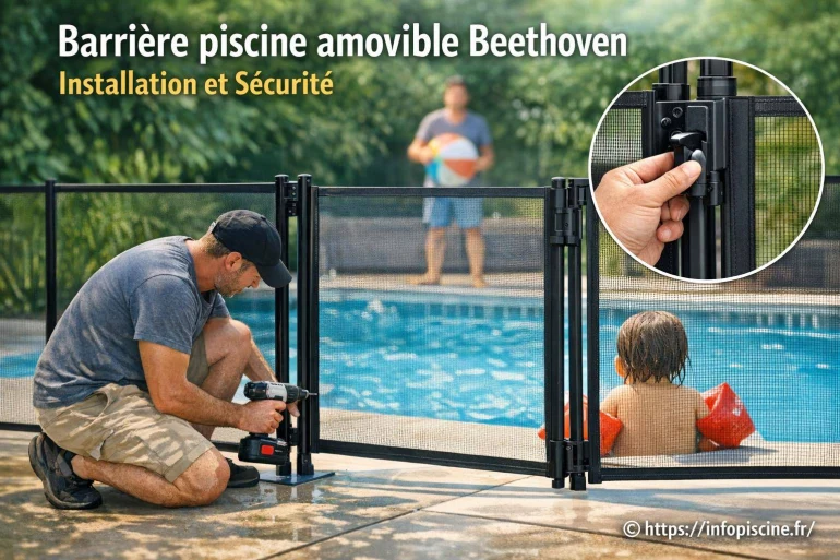 Barrière piscine amovible Beethoven : comment assurer une installation sécurisée