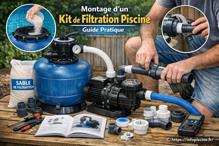Montage d'un kit de filtration piscine : guide pratique étape par étape