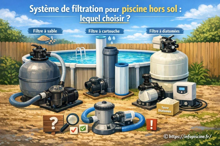 Système de filtration pour piscine hors sol : lequel choisir ?