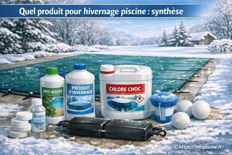 Quel produit pour hivernage piscine choisir : synthèse complète