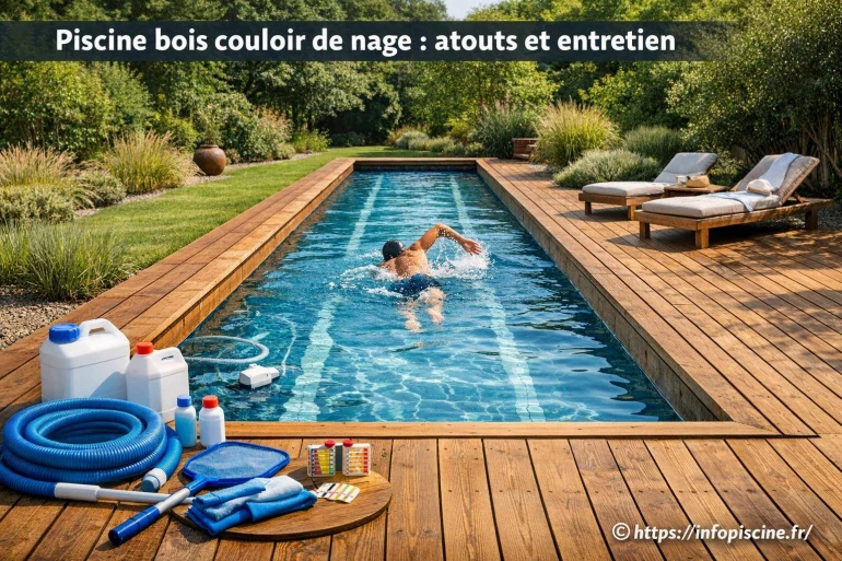 Piscine bois couloir de nage : quels atouts et comment l’entretenir ?