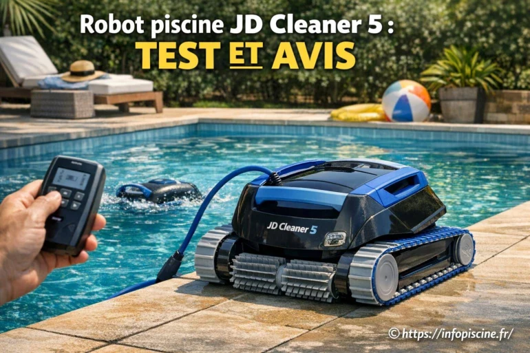 Robot piscine JD Cleaner 5 : test complet et avis détaillé