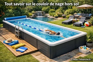 Tout savoir sur le couloir de nage hors sol : guide complet