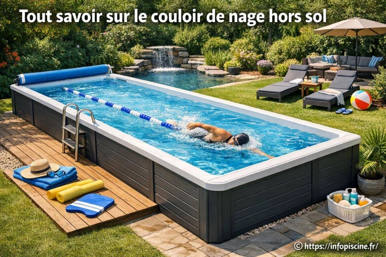 Tout savoir sur le couloir de nage hors sol : guide complet