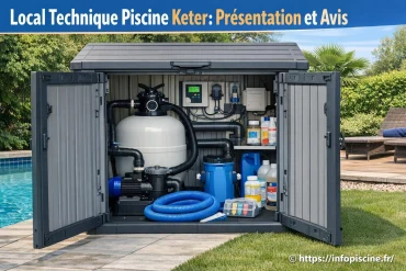 Local technique piscine Keter : présentation complÚte et avis détaillé