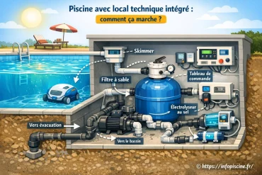 Piscine avec local technique intégré : comment ça fonctionne ?