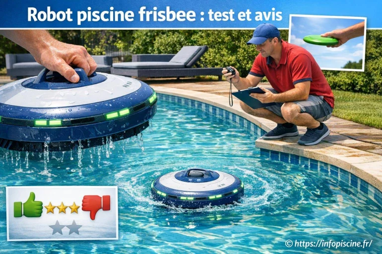 Robot piscine frisbee : test complet et avis détaillé
