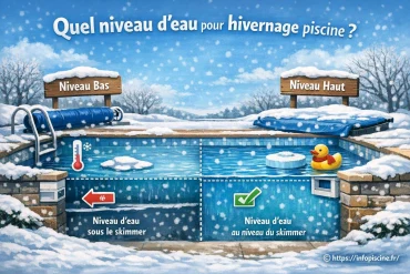 Quel niveau d’eau pour l’hivernage piscine ?