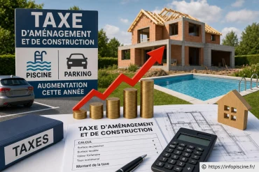 Taxe d’aménagement 2026 : ce qu’il faut savoir pour piscine et parking
