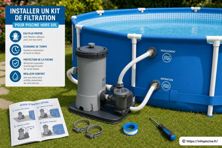 Installer un kit de filtration pour piscine hors sol : guide complet et conseils pratiques