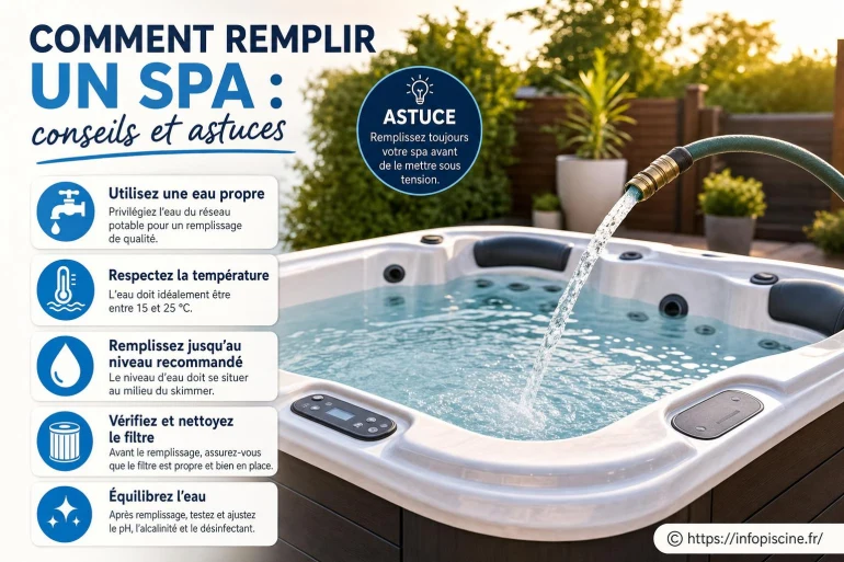 Comment remplir un spa : conseils et astuces pour bien démarrer